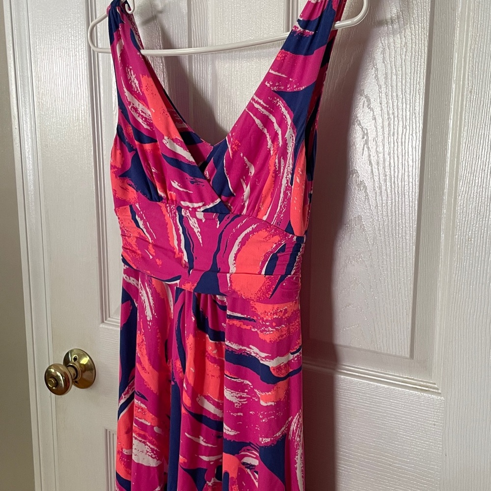 Lilly Pulitzer excellent condition midi sloane jersey stretch dress - Picture 5 of 8